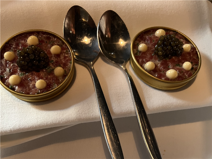 beef tartare canape